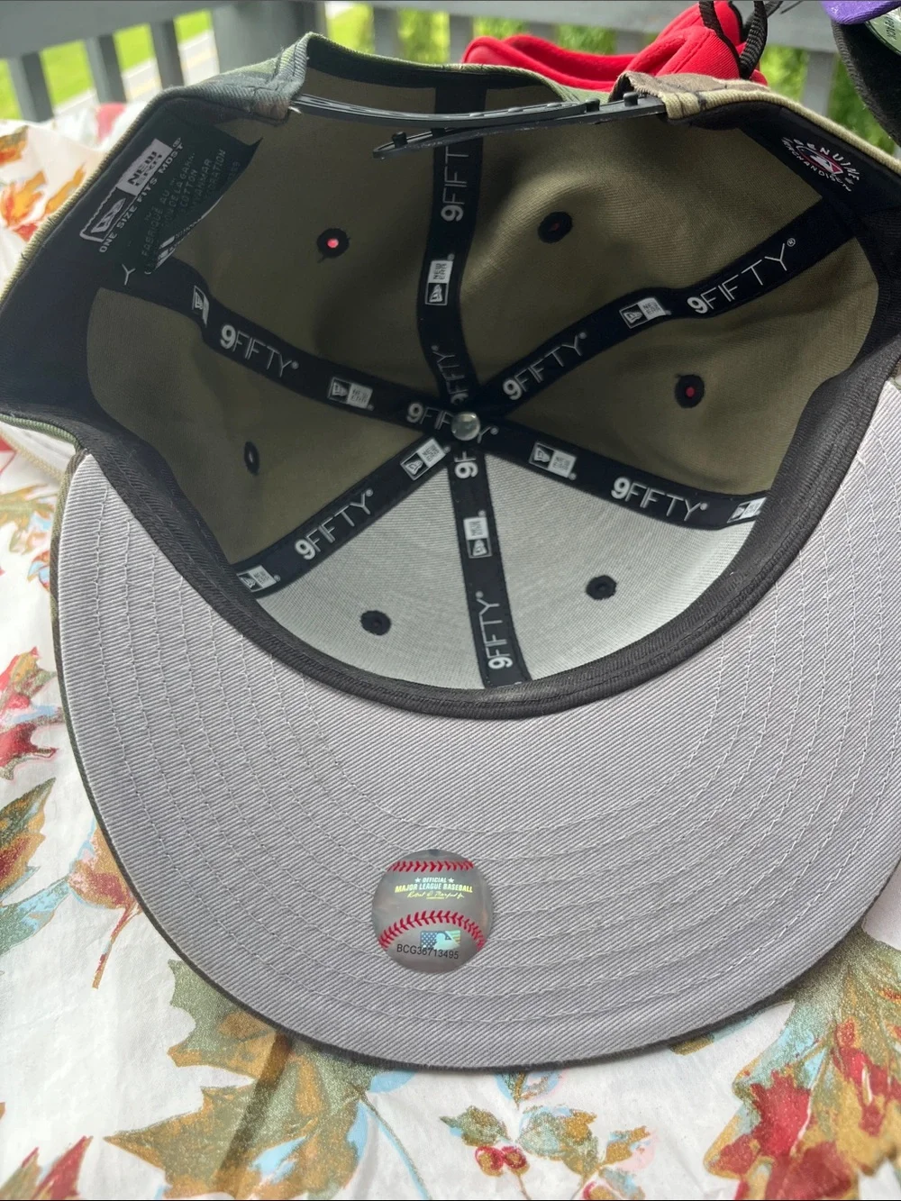 New Era LA Dodgers Camouflage Green Snapback Hat